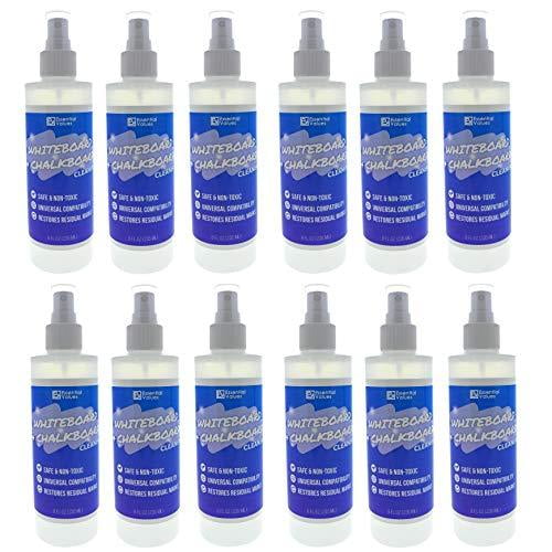 Whiteboard Cleaner Spray 8 fl oz (12 Pack), The Best for Removing