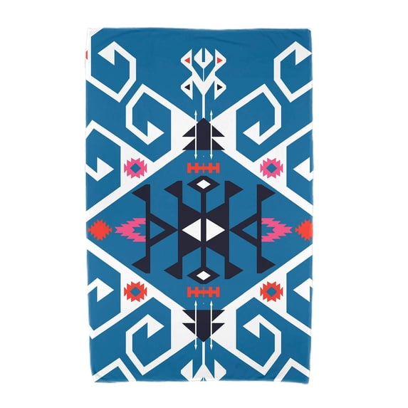E by Design Happy Hippy Jodhpur Medallion Beach Towel