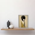 thumbnail image 2 of The Goddess in Gold Black Klimt Style Robe Artwork Framed Wall Art Print A4, 2 of 4