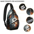 thumbnail image 3 of Star Constellation Sling Bag - Durable Shoulder Backpack for Travel - Anti-Theft Design with Space Geek Aesthetic, 3 of 5