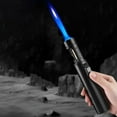 thumbnail image 6 of Hxlazmoo Portable Windproof Butane Torch Lighter with Adjustable Blue Flame - Refillable High-Temperature Jet Lighter for Welding & DIY Projects, 6 of 9