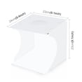 thumbnail image 3 of 20cm Photo Studio Box,Photography Studio Shooting Tent Box Kits 2 Colors Backdrop ,Easy to Use, 3 of 7