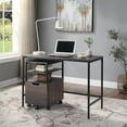 thumbnail image 2 of OSP Home Furnishings Contempo 42" Desk in Ozark Ash finish, 2 of 7