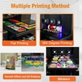 thumbnail image 2 of SIHAO UV Printer, A3 XP600 UV DTF Printer, 5760 * 1440dpi Precision UV Flatbed Printers Machine with Vacuum Platform & Bottle Holder for Bottles Stickers Acrylic Phone Cases Leather Metal Glass, 2 of 8