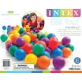 thumbnail image 5 of Intex 100-Pack Large Plastic Multi-Colored Fun Ballz For Ball Pits (4 Pack), 5 of 6