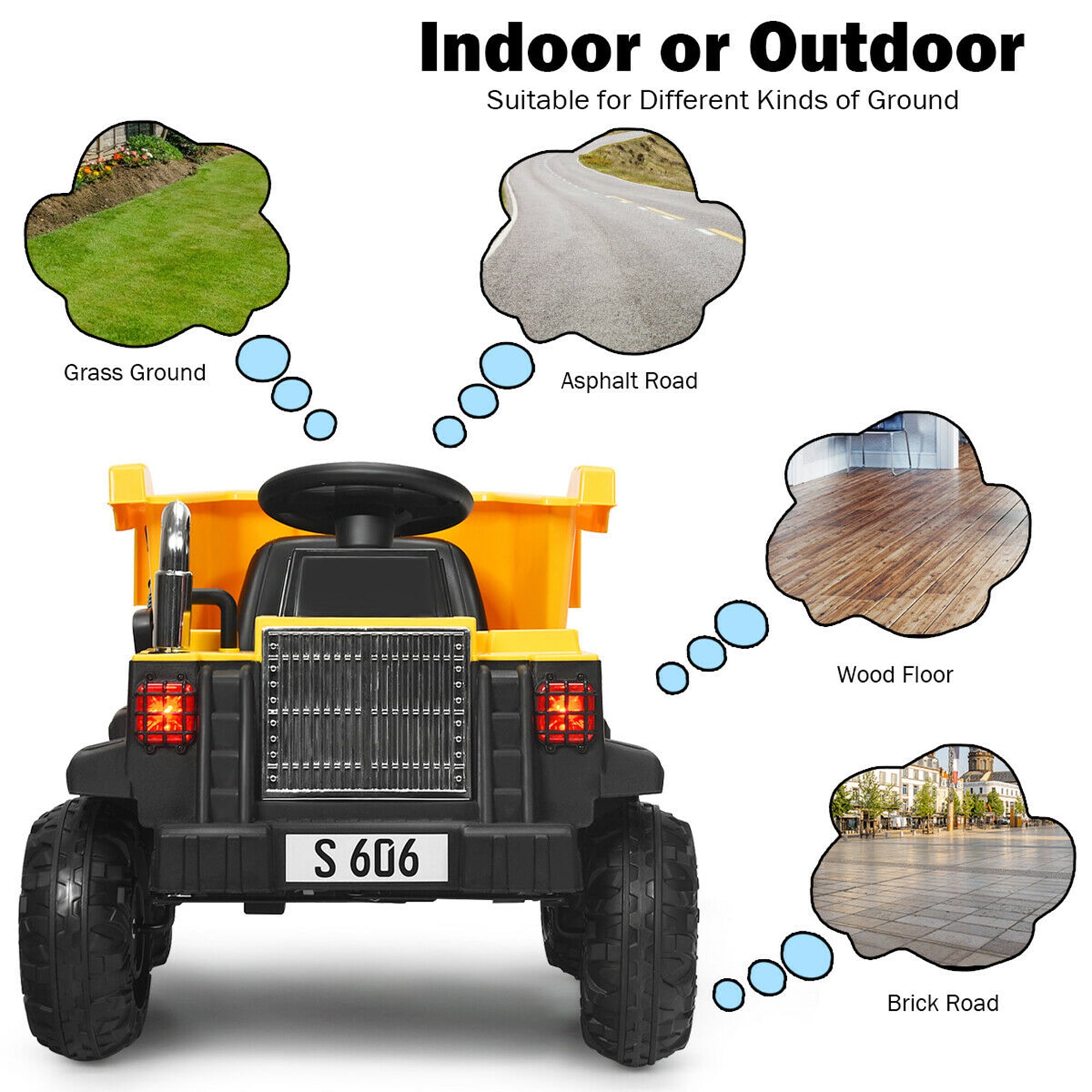 12v ride on dump truck