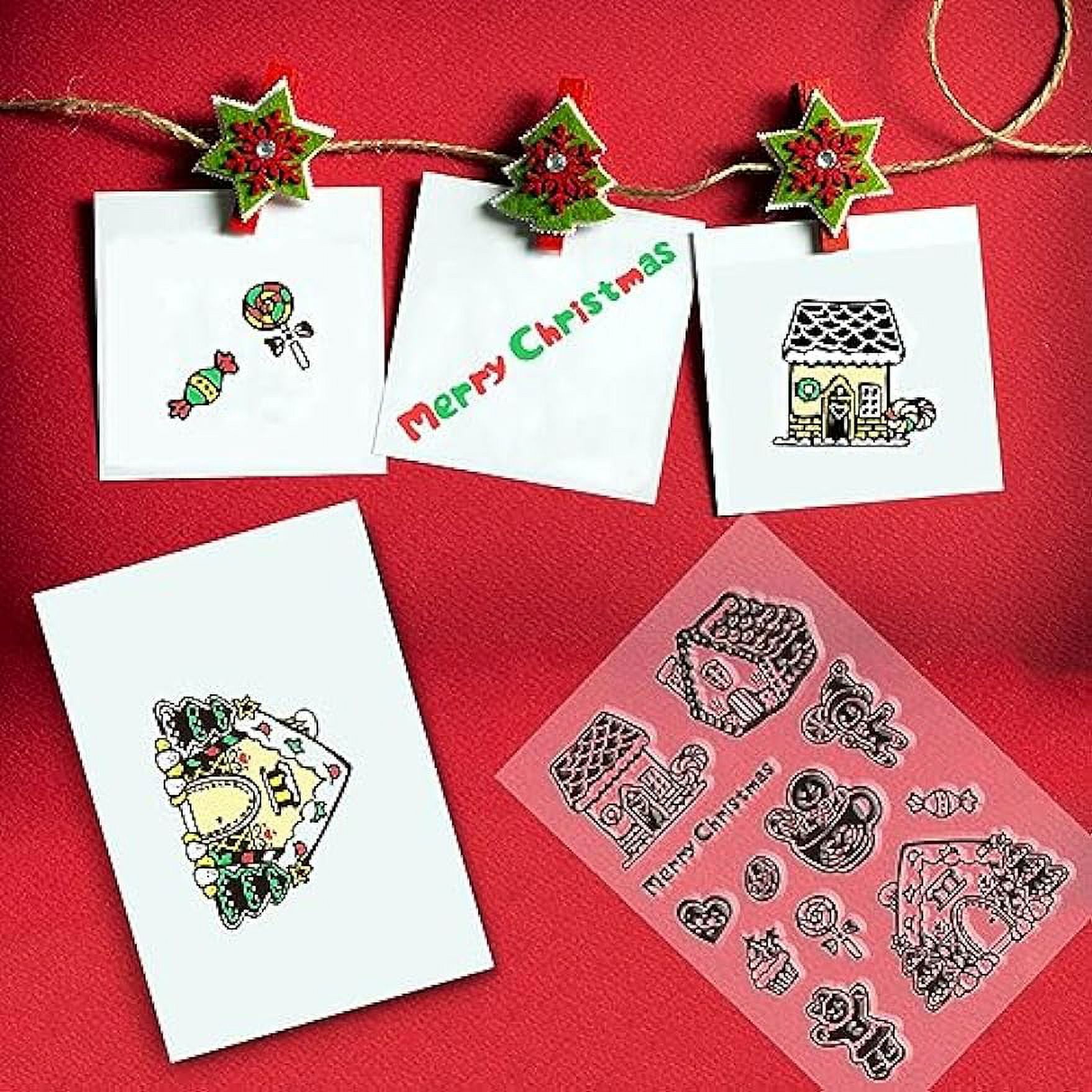 ABTOLS Cute Cat Clear Stamps for Card Making Christmas Tree Silicone Stamp,  Gnomes Snowflake Words Clear Stamps for Holiday Paper Craft Decoration and  DIY Scrapbooking Album - Yahoo Shopping