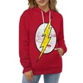 thumbnail image 5 of The Flash Mens Womens Novelty Hoodie 3D Print Pullover Hooded Long Sleeve Sweatshirts Tops Blouse with Pocket, 5 of 8