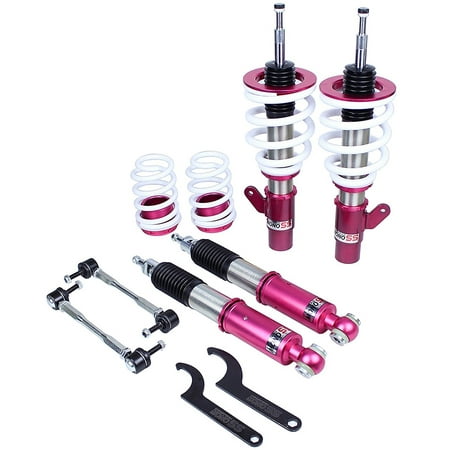 Godspeed ( MSS0840 ) MINI COOPER S 14-16 (F56) MonoSS Coilover Suspension Coilover Full adjustable 16 way Suspension Kit Monotube shock design W/ Front Camber (Best Coilovers For Mini Cooper)