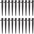 thumbnail image 1 of Goteros de riego, microaspersores automáticos de riego ajustables a 360°, conector de manguera de 4 mm/7 mm, para jardín/paisaje/cama de alimentación/patio/césped/invernadero/bricolaje, 20 piezas ER, 1 of 5