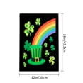 thumbnail image 4 of Amhnf St Patrick's Day Rainbow Shamrock Garden Flag For Home Outdoor Garden Yard Decor 12x18 inch, 4 of 5