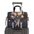 thumbnail image 2 of FORMRS 16" Laptop Bag Carrying Sleeve Case with Handle Travel Shoulder Briefcase, Watercolor Astronaut, 2 of 8