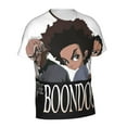 thumbnail image 3 of The Boondocks Men's Short-Sleeve T-Shirt Summer Casual Tee Top Breathable Crewneck T-Shirt Small, 3 of 7