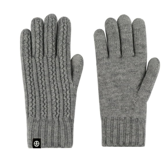 Women's Winter Thermal Knit Gloves with Touchscreen Capability for Cold Weather and Warmth