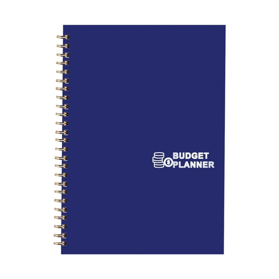 Budget Planner and Monthly Bill Organizer, Monthly Budget Planner Book for Income, Debt, Saving, Expense and Bill Tracker Organizer, Spiral Design, 1 Pcs, 14.8x8.5"