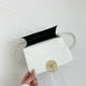 thumbnail image 3 of Bolso bandolera para mujer Bolso de mano ligero de PU informal Bolso de mano para mujer (Blanco), 3 of 9