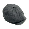 thumbnail image 4 of CoCopeaunts Vintage Beret Caps for Men and Women Hat Newsboy Hat Stitching Berets Cap Autumn Spring Men Painter Octagonal Hats Gorras, 4 of 6