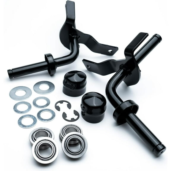 HD Switch Front Axle Steering Spindles & Front Wheel Bearing Conversion Kit for Husqvarna YTA18542 YTA1946 YTH2146 YTH2146XP YTH21548 YTH21K42 YTH223T YTH23V42 YTH24V48 Lawn Garden Tractor Mower