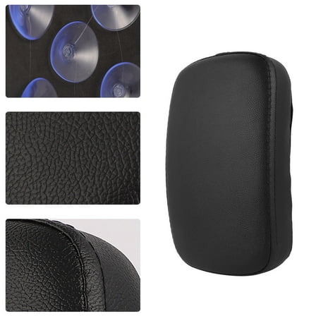Soimiss Motorcycle Rear Passenger Seat with 8 Suction Cups Cushioned Comfortable Ride