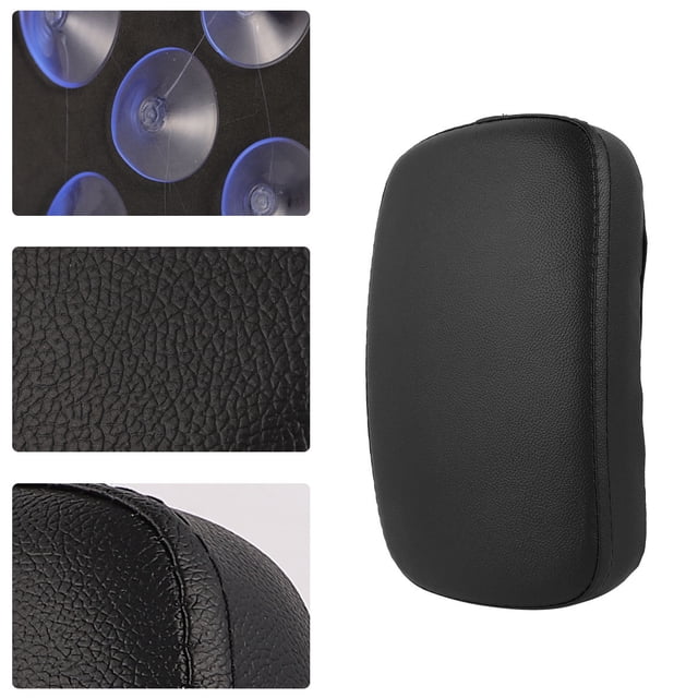Phenofice Motorbike Seat Pad 1Pcs PU Rear Cushion in Black Color for Long Rides Everyday Use Waterproof