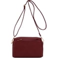 thumbnail image 1 of GHSDFBB Triple Zip Small Crossbody Bag, 1 of 6