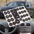 thumbnail image 1 of Radio Button Repair Sticker For Mercedes-Benz C, E, Glk, W Class Car 2007-2014, 1 of 6