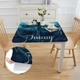 thumbnail image 2 of Acheng Cross Anchor Water Square Tablecloth 100% Polyester Fiber 36*36, 2 of 8