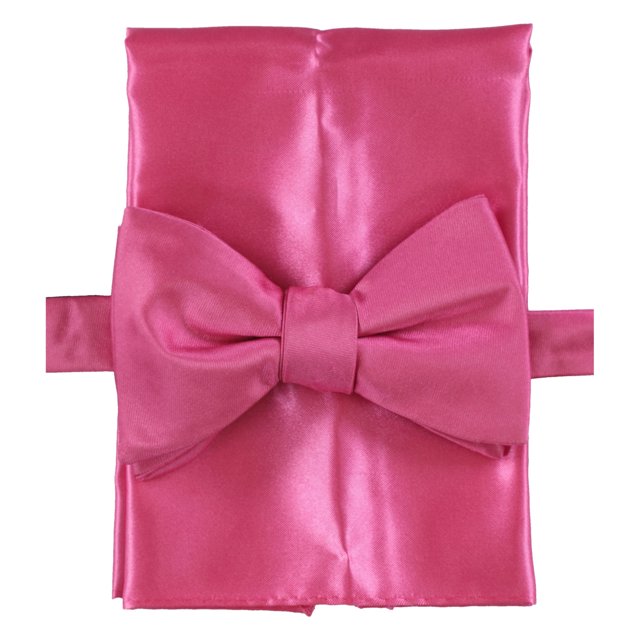 Alfani Ensemble de Cravate en Satin pour Hommes Rose Foncé Taille Unique
