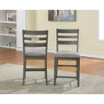 thumbnail image 4 of Vilo Home Palermo 7-Piece Engineered Wood Pub Dining Set in Gray, 4 of 5