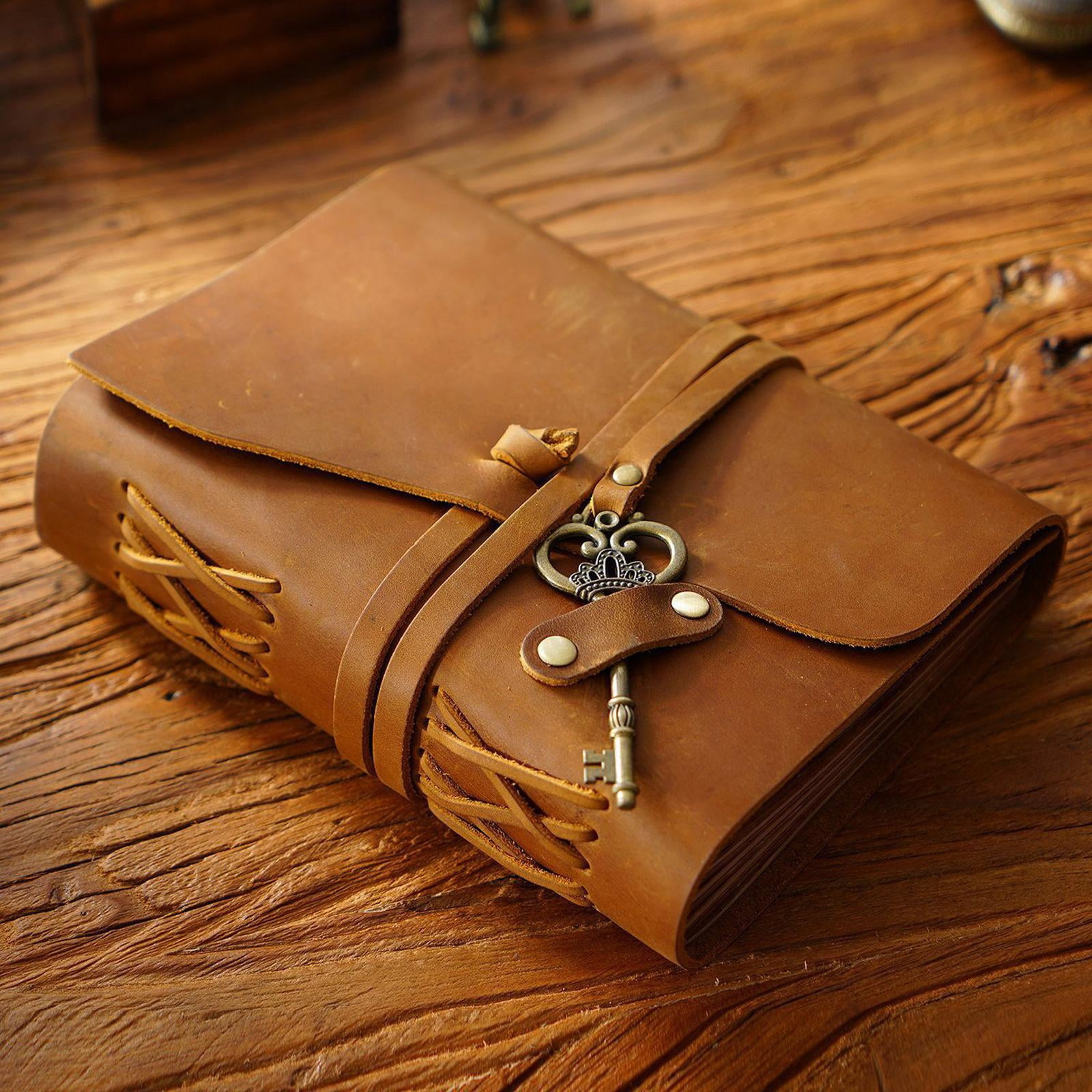 Giaone Vintage Magic Journey Diary Notepad Planner Notebook with for Key Orname