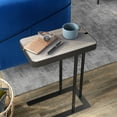 thumbnail image 3 of Furniture of America Asher Adjustable Side Table, Light Gray, 3 of 9