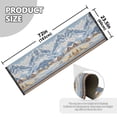 thumbnail image 5 of Yayeee Runner Rug for Bedroom 2'x6' Machine Washable Hallway Non Slip Mat, Winter Mountain, 5 of 8