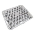 thumbnail image 1 of Cookie compatible with Machine Hand Spritzer Cookie Mini Alphabet Cookie Stainless Steel Piping Nozzle Set Molding Flower Butter Extrusion Tool Baking Cake Piping Nozzle 52 Head Set Proof, 1 of 4
