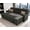 Dark Grey-1, variant on Howcool 82" Reversible Sectional Sofa Bed, L-Shaped Pull Out Couch Sleeper Bed with Storage Chaise, Removable Backrest Linen Sofa for Small Living Room & Apartment,Dark Grey