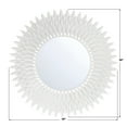 thumbnail image 7 of BRH-M530-MT Crystorama Lighting Broche - Mirror-30 Inch Tall and 30 Inch Wide-Matte White Finish, 7 of 7