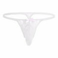 thumbnail image 1 of Mens G-String T-Back Shorts Men Underwear Men Stylish Lace Pattern, 1 of 8