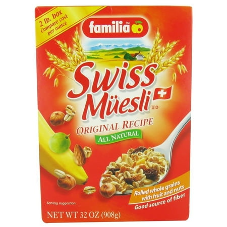 Familia - Swiss Muesli All Natural Original Recipe - 32 oz(pack of