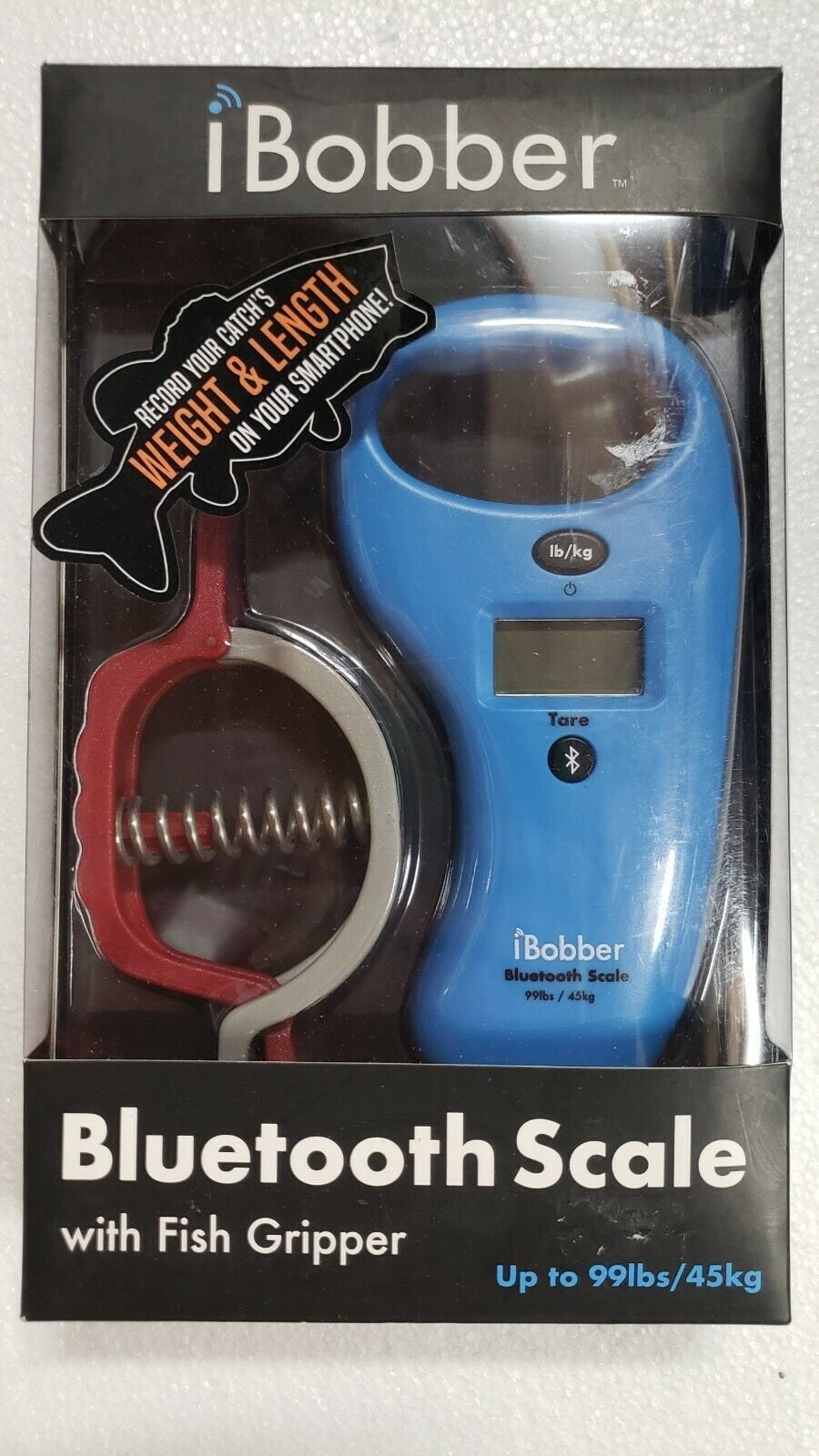 iBobber Bluetooth Scale with Fish Gripper, Tape Measure, Smartphone App