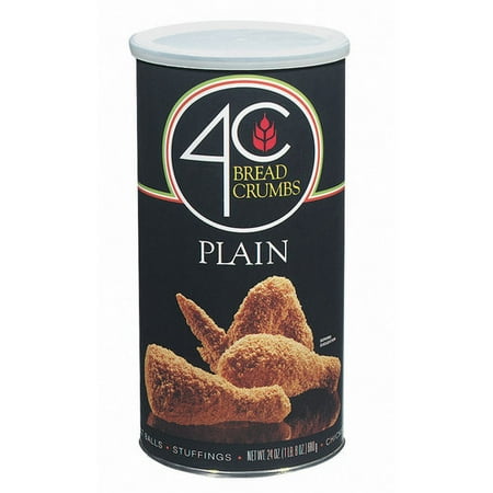 (4 Pack) 4C Plain Bread Crumbs, 24 oz
