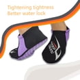 thumbnail image 2 of Mantenga el buceo DS-112 Calcetines de buceo de nylon Suministros de snorkeling Zapatos con tamaño múltiple Hombres Mujeres Protector submarino Caliente Riverside Purple 【L】 kenally OD003149-29, 2 of 5