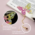 thumbnail image 4 of Marcador KIZOSA Butterfly Metal para mujeres amantes de los libros, 4 of 6