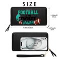 thumbnail image 2 of GEEAD Card Holder Wallet for Women Zipper Lady Credit Card Case Wallet HELMET STEELERS FOOTBALL Valentine's Day, Mother's Day, Birthday Gifts Soft Texture, 2 of 10
