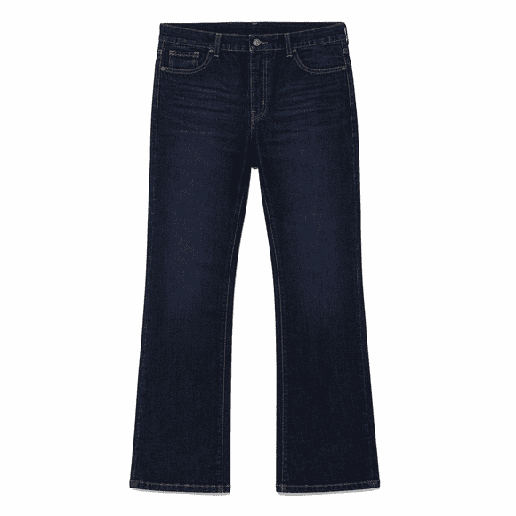 Jeans George para Mujer Corte Flare con Bolsas Dark Talla 36