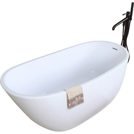 Kingston Brass Aqua Eden 59 x 29 Soaking Bathtub