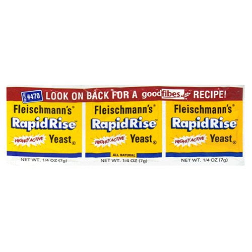 Fleischmann's Rapid Rise Yeast, 3 Pk, 0.75 Oz