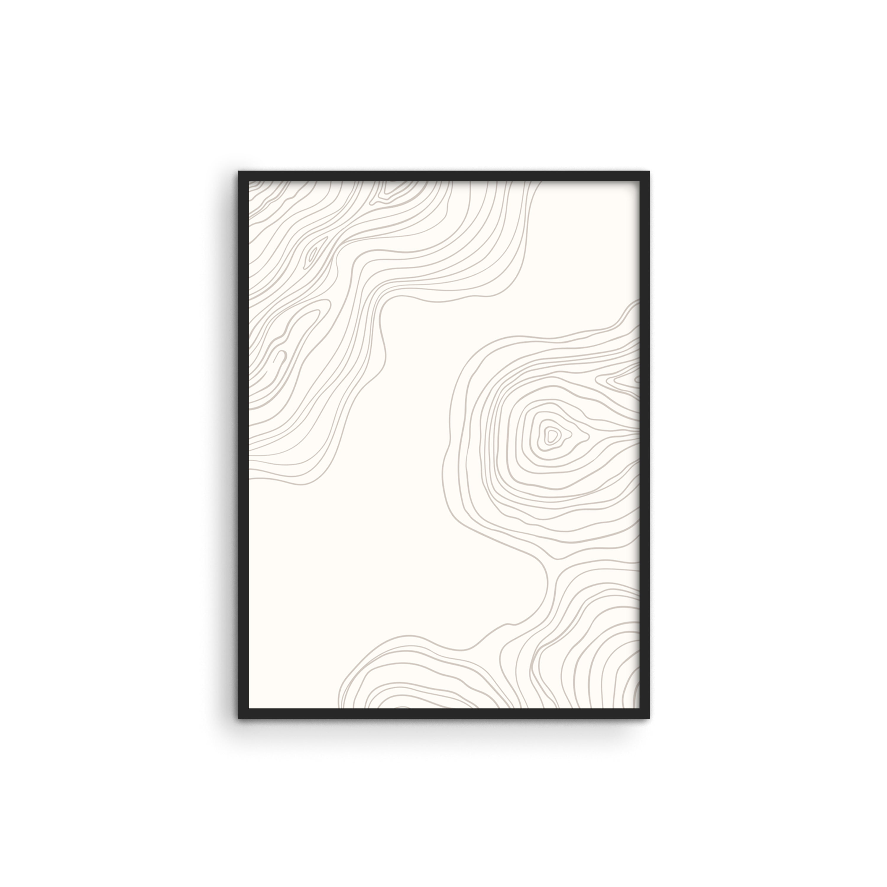Haus and Hues Abstract Wall Art Neutral Wall Decor Mid Century Art