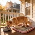 thumbnail image 4 of Dog Potty Tray For Small Medium Dogs With Removable Reseau Disclose Proof Base Plain Clean Pet Litter Box Portable Dog Litter Box For Apartment Balcony Travel, 4 of 6