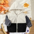 thumbnail image 2 of Emitonse Toddler Boys Hoodies and Sweatshirts Lightweight Y2k Hoodies Toddler Baby Girl Boy Sweatshirt Shirt Crewneck Pullover Sweater Fall Winter Clothes Outfit Size for 9-12Months ,A, 2 of 9