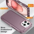 thumbnail image 3 of For iPhone 16 Pro Max 6.9inch Life Waterproof Rugged Phone Case,Purple,For iPhone 16 Pro Max, 3 of 8