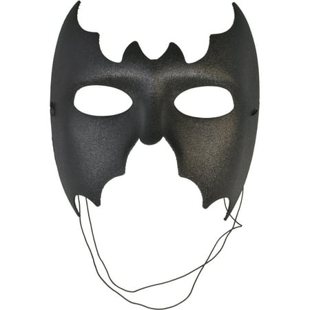 Black Mask Batman Fabric Italian Masks Halloween Costume Masquerade Face Mask Sizes: One Size